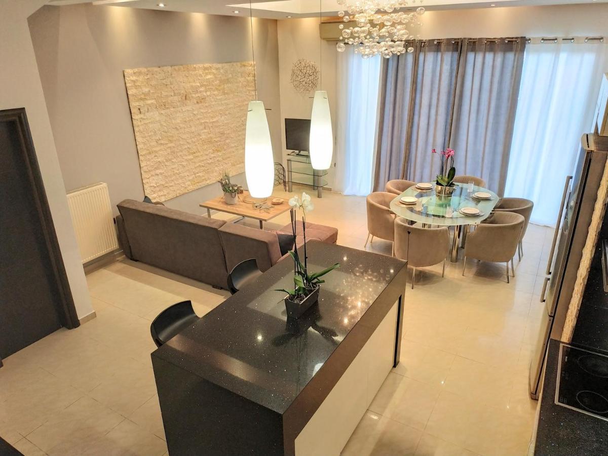 Luxury Apartment With Sea View Near Kallithea Koskinou  Exterior photo