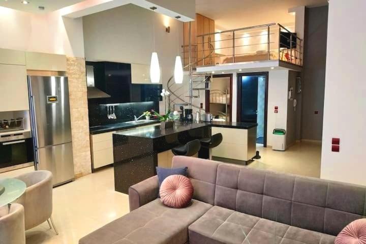 Luxury Apartment With Sea View Near Kallithea Koskinou  Exterior photo
